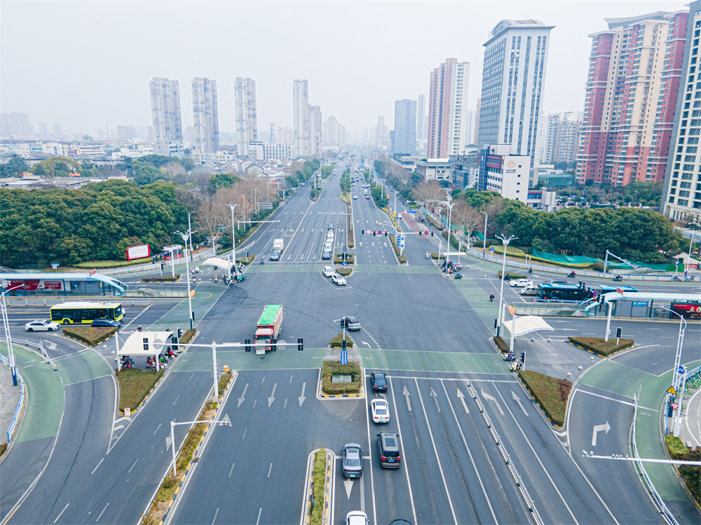 中吴大道（长江路-兰陵路，龙游河-采菱港）大修工程交通设施